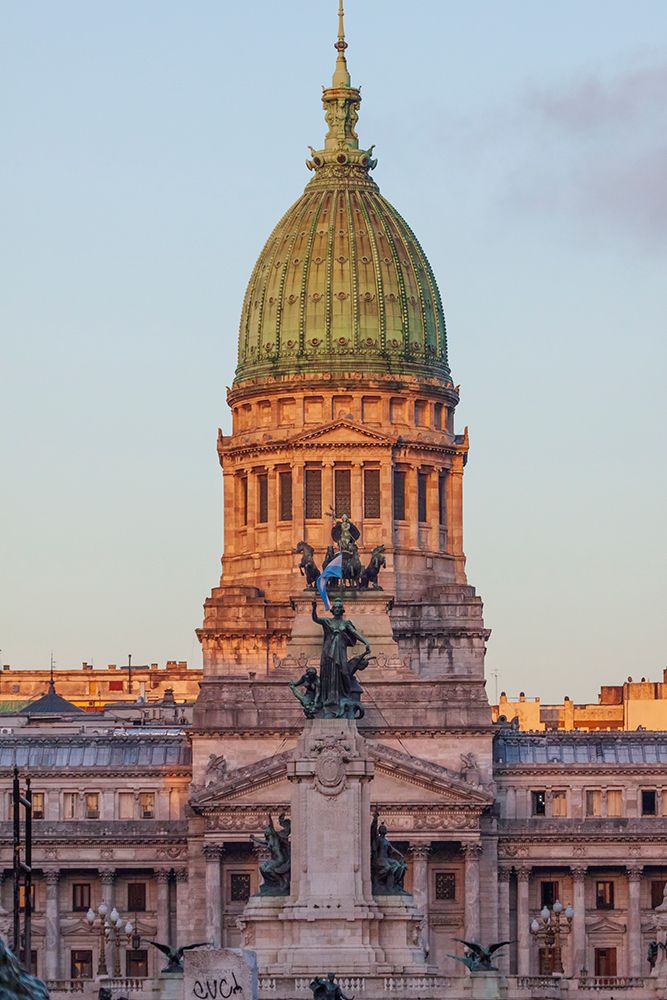 Argentina- Buenos Aires. Capitol building. art print by Tom Haseltine for $57.95 CAD